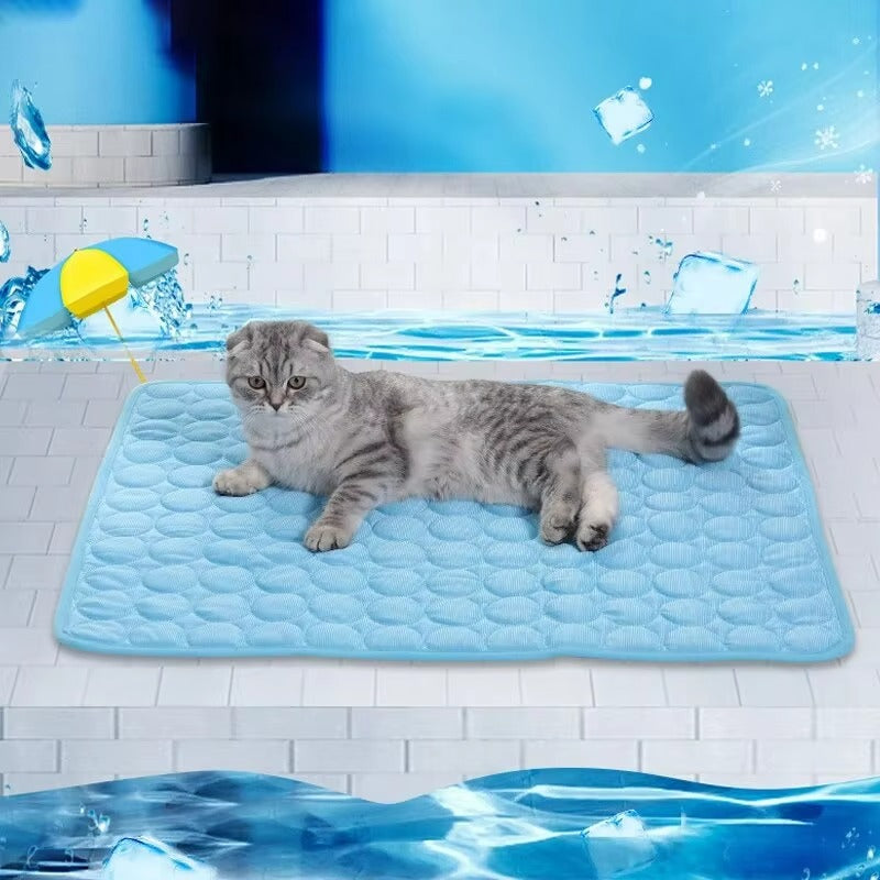 Haustier-Kühlmatte für Sommer – Kühlendes Bett für Katzen & kleine Hunde